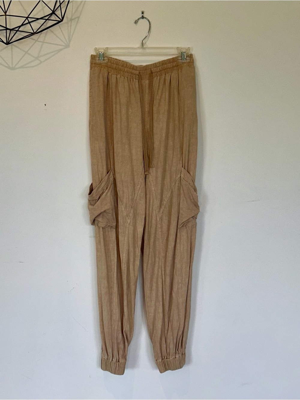 Urban Outfitters Tan Jogger Cargo Pants Size S- As Is
